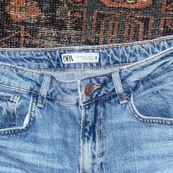 Zara wide leg cropped jeans - Picture 7 of 9